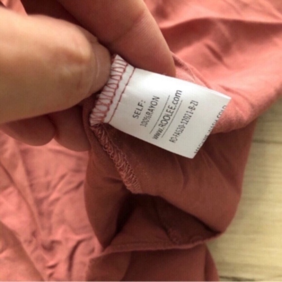 Maternity Roolee MOM Pink Flutter Sleeve Tunic Dress - Picture 6 of 8